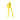 Yellow citrus squeezer on a white background