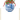 Decorative Christmas ornament with blue and white design, red ribbon, and green holly leaves on a white background.
