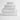 Stack of white bath towels on white background