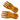 Two wooden salad servers on a white background
