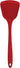 Red silicone wok turner with hole in the handle for hanging