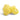 Yellow mesh shower caps on a white background