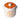 Herbs Special Pizza container with orange lid and text on a white background