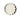 Coton Colors Signature White Ruffle 8” Pie Dish top view