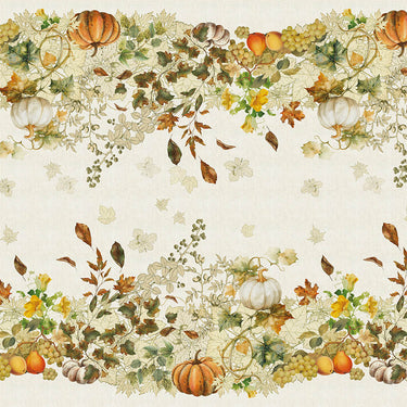 Garnier-Thiebaut ‘Delices D’Automne Potiron’ tablecloth Over all