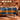 Mille Branchages Crepuscule Shown on dining table