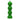 Addison Ross Leaf Green Bobbin Salt and Pepper Grinder