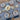 Cactus Flower Blue Tablecloth, Napkins, and Woven Placemats