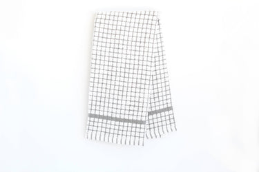 KAF Grey and White Check Terry Dish Towel