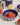 Garlic Grater Plate - Large Ceramic - Costa Azul Shown with grated tomato