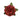 HomArt Metal Pot with Rose - top view