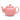 Pink stoneware teapot, available at Welcome Home in Annapolis