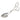 A pair of silver serving tongs with a sleek design, suitable for formal and everyday table settings.