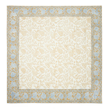Couleur Nature - Chloe Blue & Brown Tablecloth