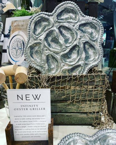 Salisbury Pewter -  Infinity Oyster Plate Griller