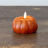 Flameless 3D Short Pumpkin Candle 3”