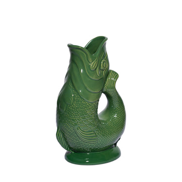 The Original Gluggle Jug Company Gluggle Jugs in Green side detail