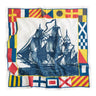 Ship Maritime Cotton Voile Bandana 20"X20" | Nautical Scarf