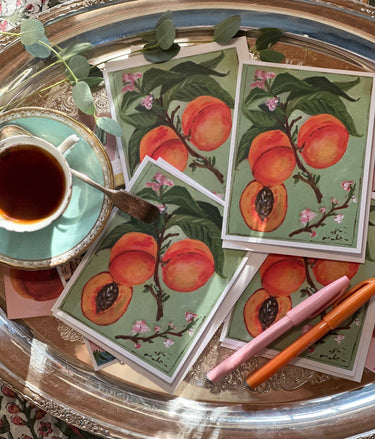 Peaches Greeting Card