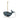 Homart Blue Wood Whale Ornament