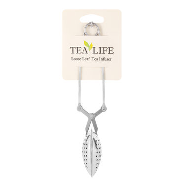 Urban Tokyo - 6.25"L Clamp Style Tea Strainer Stainless Steel 1.75"D