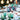 Table set with various La Rochere glass shapes and colors