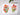 Cate Paper Co. - Zinna Blooms Paint-By-Numbers kit Shown with nearly fully painted pictures