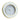 White Enamel and Gold Silent Alarm Clock