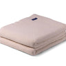 Faribault Mill Blanket in Natural, folded