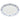 White ceramic platter with blue floral patterns on a white background