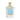 Floris perfume bottle with gold cap and blue label on a white background