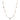 A delicate gold chain necklace featuring irregular, multi-colored gemstone beads in pink, green, brown, and black, displayed on a clean white background.