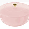 Staub Essential French Oven 5.25qt shown in “Pink Peony”