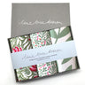 Set of 3 Hankies | Green & Pink Shown in box
