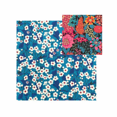 Kimono Robe | Teal Mitsi Liberty Fabric