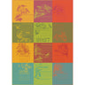 Garnier-Thiebaut Kitchen Celebration 2027 Tea Towel featuring various birds for each month of the year