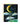 Love You To the Moon & Back card features drawn image of a crescent moon with sleeping face with a rope ladder down to earth. There is a black background with stars and a few clouds.