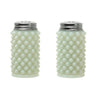 White milk glass hobnail salt and pepper shaker