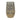 Hand painted vase with floral designs in soft shades of blue, yellow, and cream