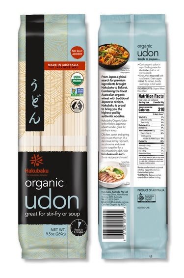 Hakubaku Organic Udon Noodles