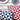Red white and blue pillow