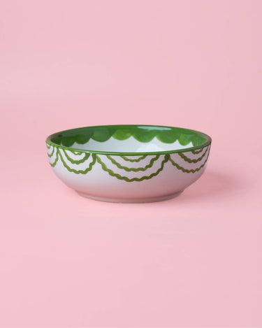Garlic Grater Bowl - Medium Vintage Ceramic - Roots Side profile