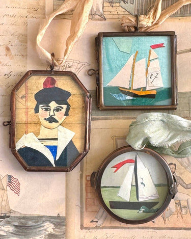 Trio of art lockets