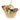 Kurt S. Adler, Inc. - Noble Gems™ Glass Basket W/ Bread Orn