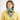 Fauna Birds Cotton Voile Bandana 20"X20" | Printed Square Shown on model around neck