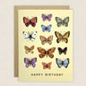 Happy Birthday Butterflies Greeting Card