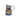 Blue & White Abstract Lemon Stoneware Pitcher by Creative Co Op.