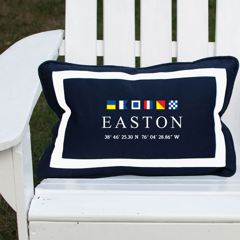 Easton Signal Flag Lumbar Pillow