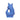 The Original Gluggle Jug Company Gluggle Jugs in Sea Blue side detail