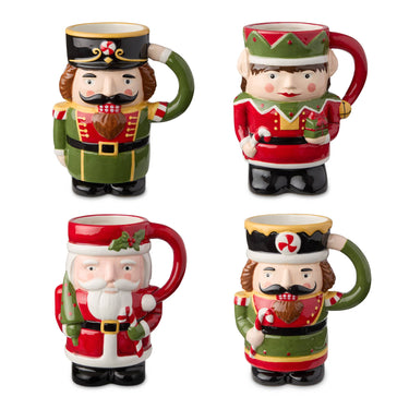 Nutcracker Parade 3-D Mugs 18 oz.